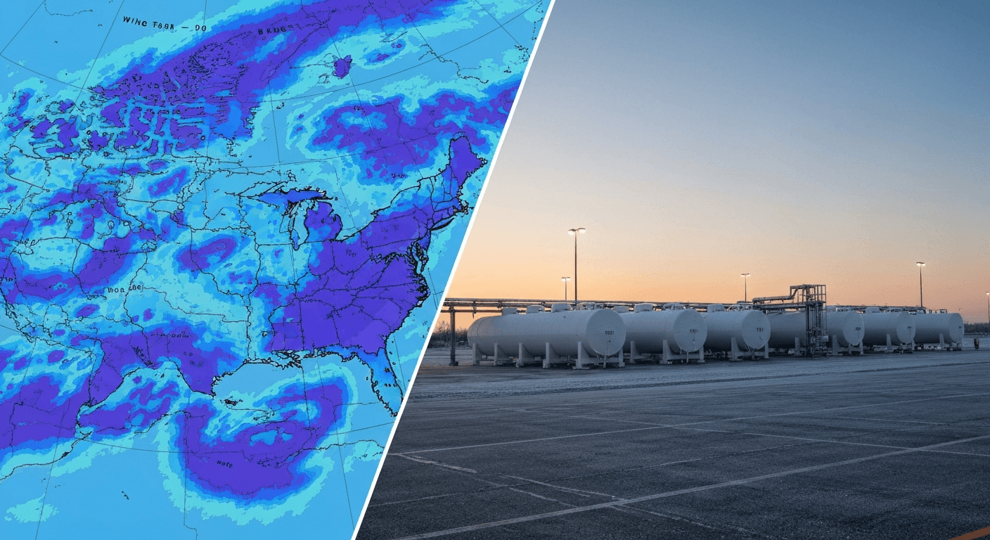 La Niña Strengthens: Colder Winter Looms, Propane Inventories Tighten