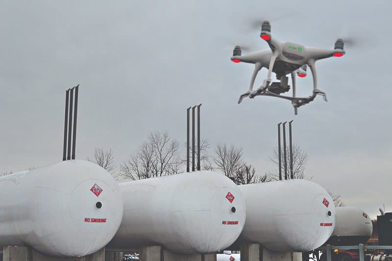 Propane-powered drones take flight in the fuel delivery industry!