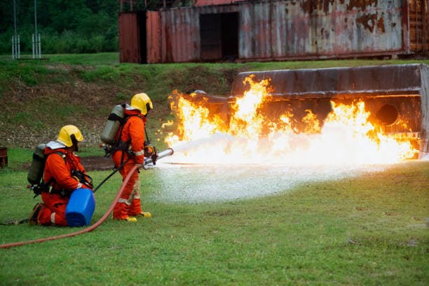 Propane Fire Fighting Training in Mondovi, Wisconsin Prepares Local Firefighters